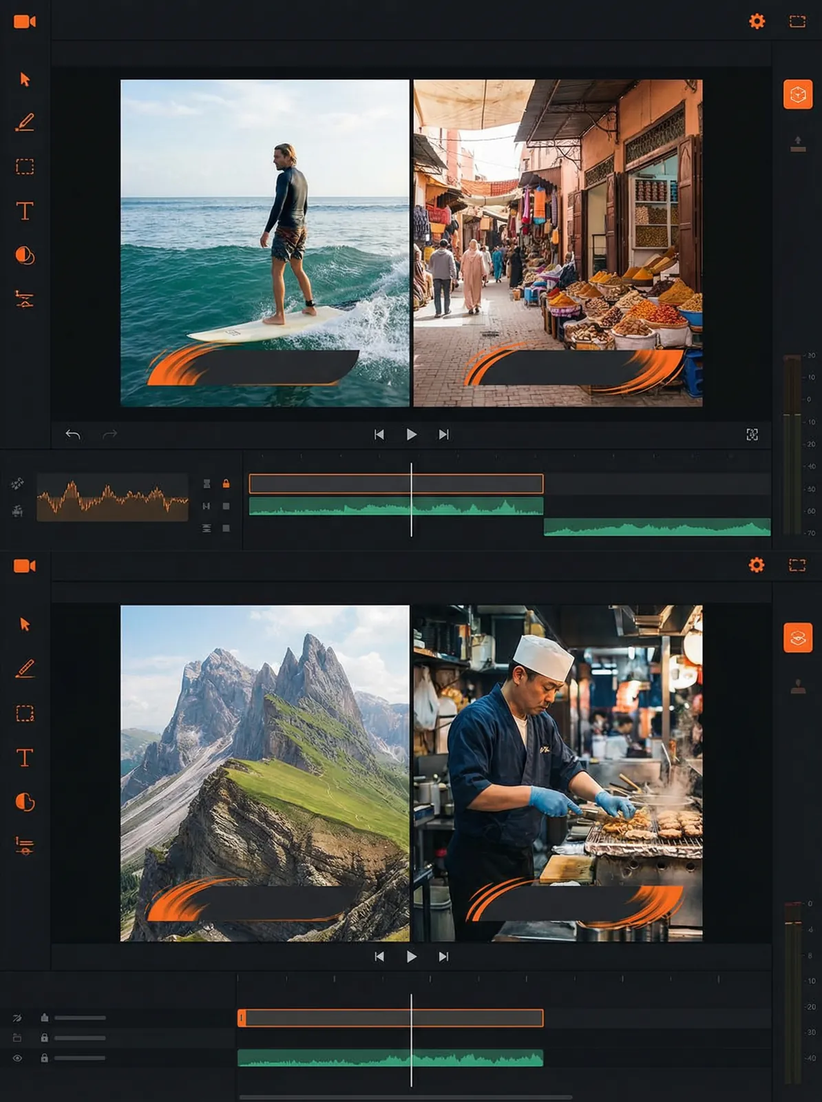 爱游戏体育app Vlog开场模板设计
